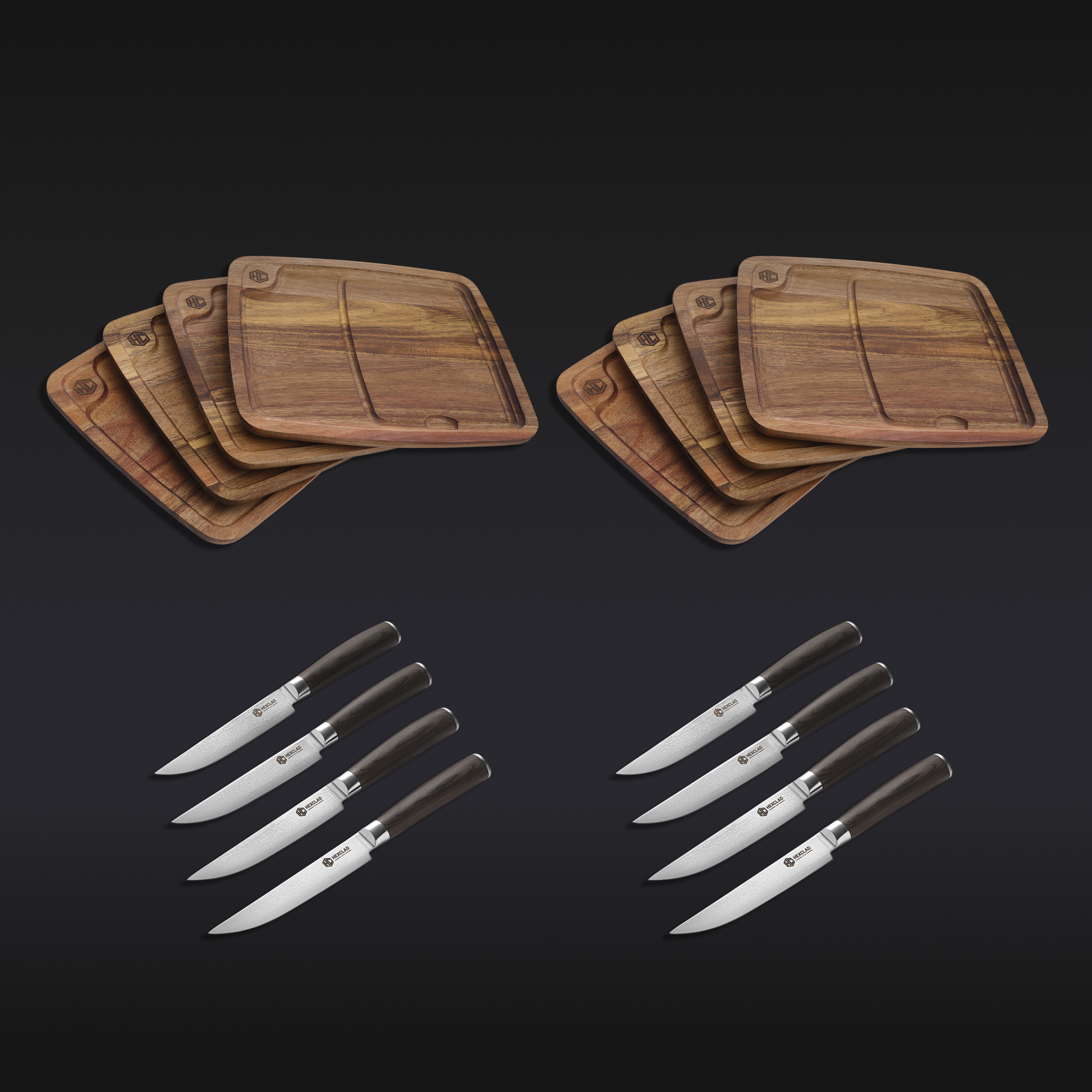 Steak Knife & Bistecca Plate Set, 16-pc (Espresso)