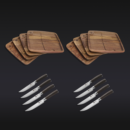 Steak Knife & Bistecca Plate Set, 16-pc (Espresso)