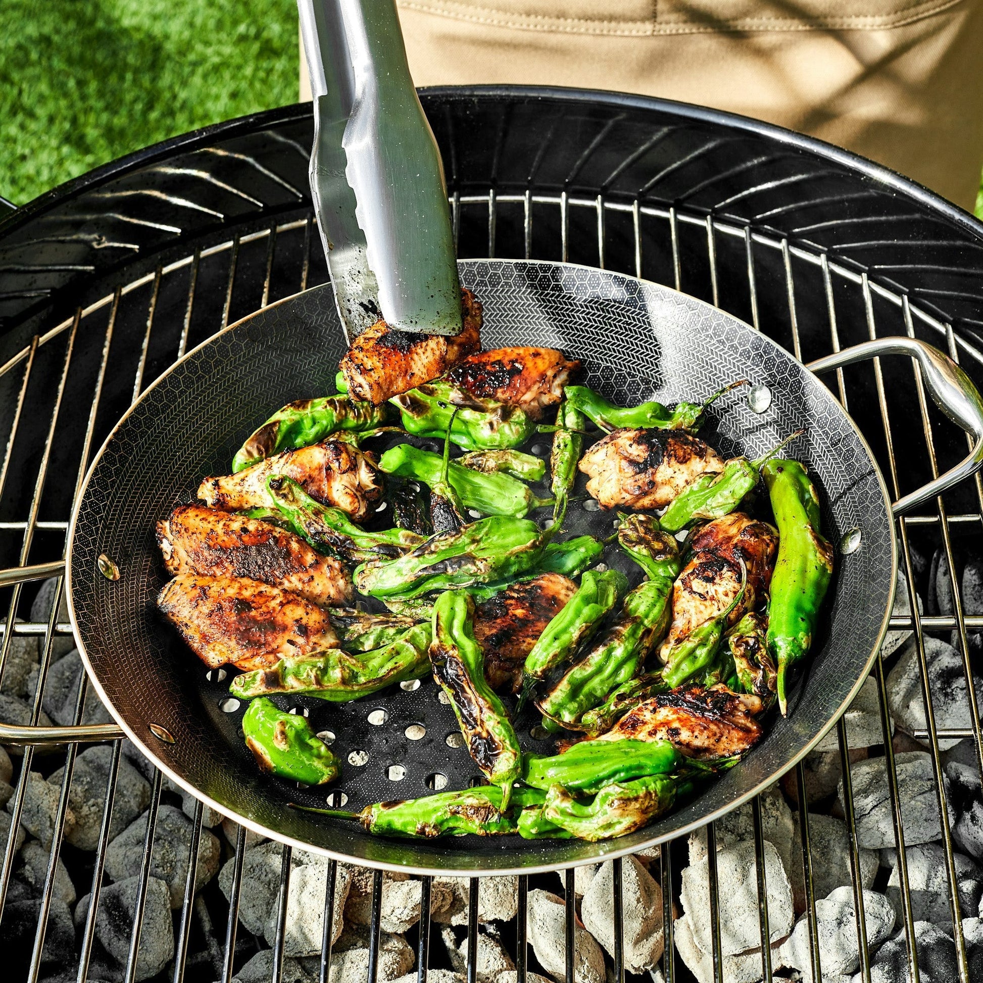 Hybrid BBQ Grill Pan, 12"
